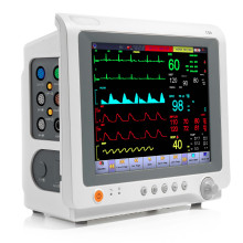 10.4" transporte traslado a Monitor de paciente de emergencia, pantalla táctil de UCI o Monitor de signos vitales Modular certificado FDA (SC-C50)